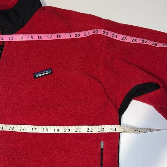 Patagonia Men’s Polartec Regulator Red Zip Up Fleeced Jacketet Size XL - Picture 14 of 15